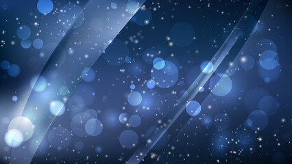 abstract blue background with bokeh