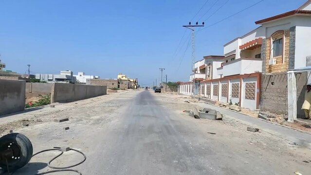 Street View of Development in Gwadar Pakistan