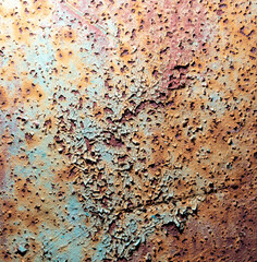 Rusty metal sheet as an background