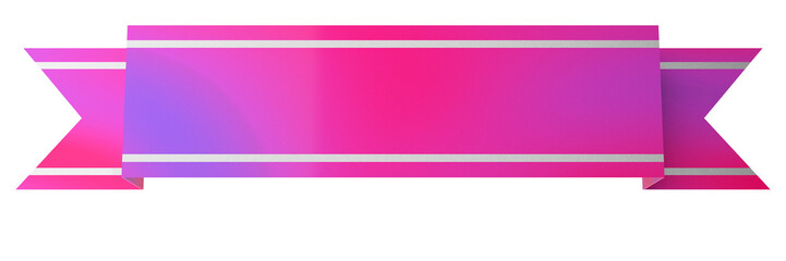 Obraz premium Ribbon. Header background. 3D illustration.