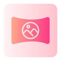 panorama gradient icon