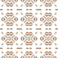 Geometric pattern. Seamless vector background. Ethnic graphic design.