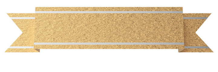 Ribbon. Header background. 3D illustration.