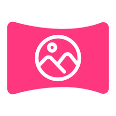 panorama gradient icon
