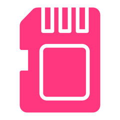 sd card gradient icon