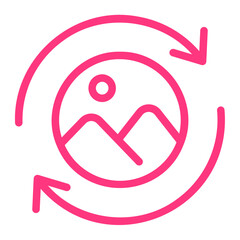 Photo Gallery gradient icon