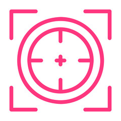 Center Focus gradient icon