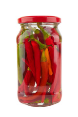 Canned hot peppers