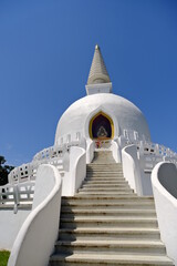 buddhist stupa in the sunshine