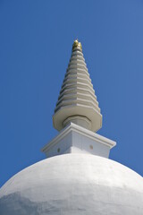 buddhist stupa in the sunshine