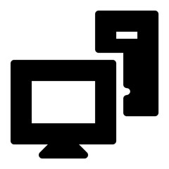 Computer Vector Icon