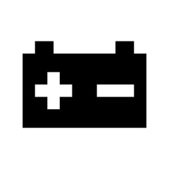 Car Battery Vector Icon 