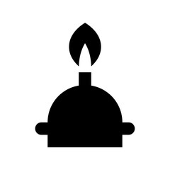 Spirit Lamp Vector Icon