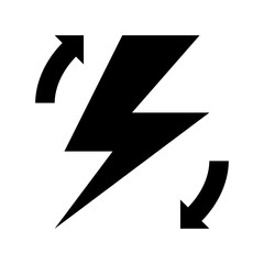 Thunderbolt Vector Icon