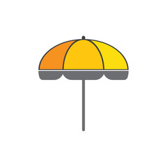 umbrella logo vector