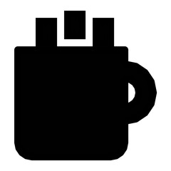 Obraz premium Tea Mug Vector Icon
