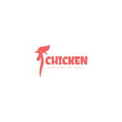 Rooster logo design icon illustration