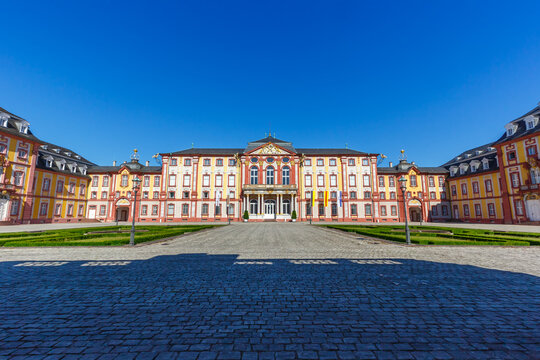Bruchsal Castle baroque palace architecture travel in Germany