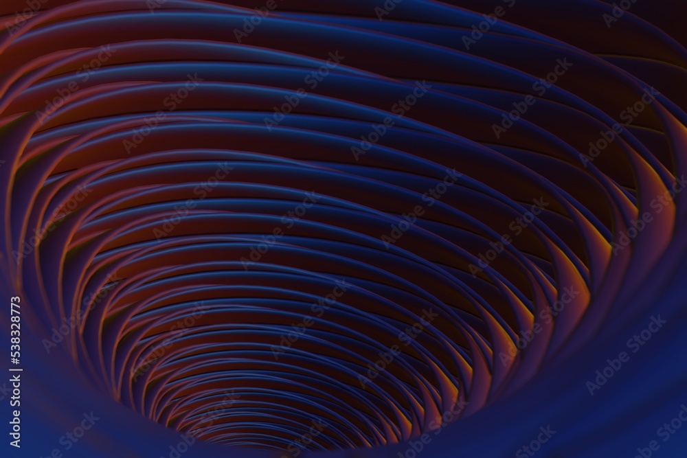 Fototapete beautiful abstract colourful magic ratio background. starburst dynamic wave. 3d rendering illustrati