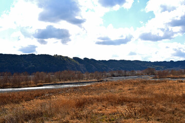 【静岡県島田市】大井川 蓬莱橋付近
