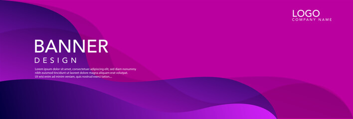 Abstract violet background, abstract background with wave, Violet Banner