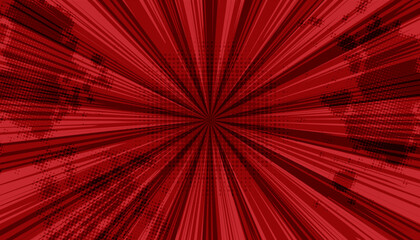 abstract background vector with rays for comic or other