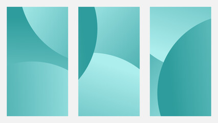 Fototapeta premium Minimal background design with a circle soft blue gradient. Vector horizontal template for digital lux business banner, invitation, minimal voucher, gift certificate, and related about background