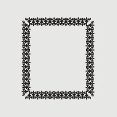 Frame, in the style of an ornament, Vector illustration eps 10, Art.