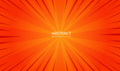 Obraz premium red sunburst background