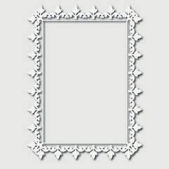 Frame, in the style of an ornament, Vector illustration eps 10, Art.