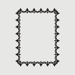 Frame, in the style of an ornament, Vector illustration eps 10, Art.