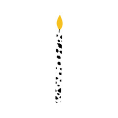Dalmatian Pattern Candle