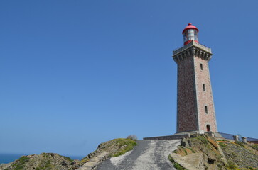 Fototapeta na wymiar Le phare du Cap Béar (Pyrénées Orientales - Occitanie - France)