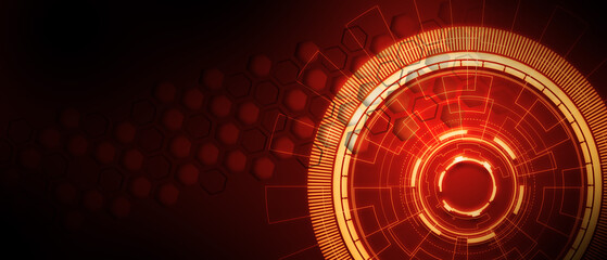red abstract background tech sci fi innovation pattern design © aiben edis