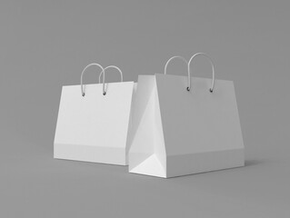 Paper shopping bag blank