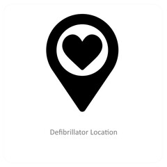 defibrillator location