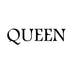 King Queen words represented by wooden letter tiles isolated on color background with copy space.King - queen cube with letters, sign with wooden cubes.
