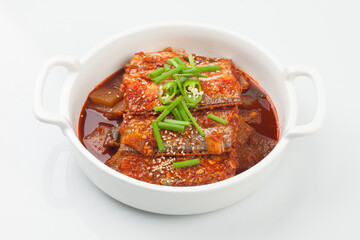 Cooking, food, braised hairtail, food ingredients, Korean food, Korean food, Korean food, hairtail, fish,요리, 음식,조림,갈치조림, 식재료, 한식, 한국음식 ,한국요리,갈치,생선,
