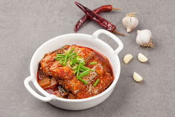 Cooking, food, braised hairtail, food ingredients, Korean food, Korean food, Korean food, hairtail, fish,요리, 음식,조림,갈치조림, 식재료, 한식, 한국음식 ,한국요리,갈치,생선,