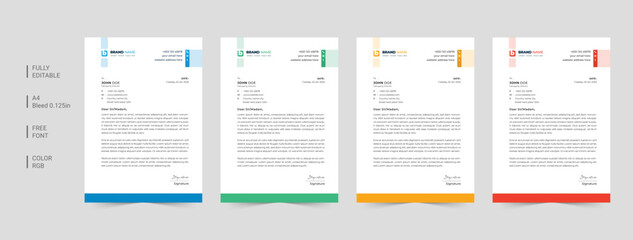 Corporate Business Letterhead  Pad Design