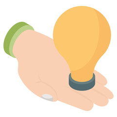 Modern design icon of creative idea