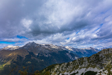 Fototapeta premium With september the autumn is coming in the Julian Alps