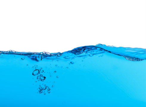 Water splash isolated on transparent background (.PNG)