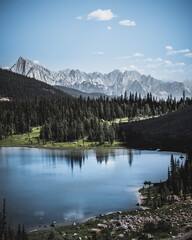 lake in the mountains