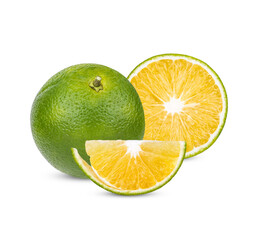 Fresh orange isolated on transparent background. (.PNG)