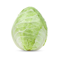 Fototapeta premium Pointed cabbage isolated on transparent png