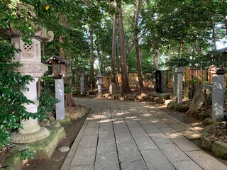 駒木諏訪神社の境内