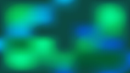 Obraz premium Abstract green gradient background.