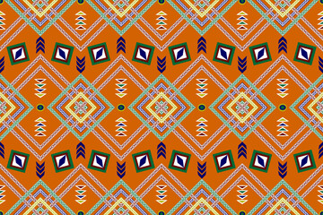 ethnic abstract art tribal seamless pattern Folk Embroidery, ikat Patterns, Aztec Geometric Art Ornament Prints, Carpet Designs, Wallpaper, Clothing, Wraps, Fabrics, Covers, Textiles , background imag