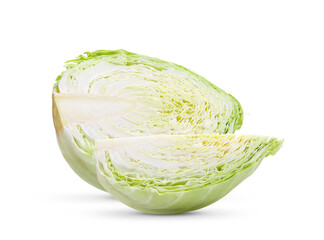 Fototapeta premium Pointed cabbage isolated on transparent png